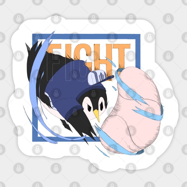 Substitution player 01 of Penguin Baseball Team Sticker by ArthusMegi